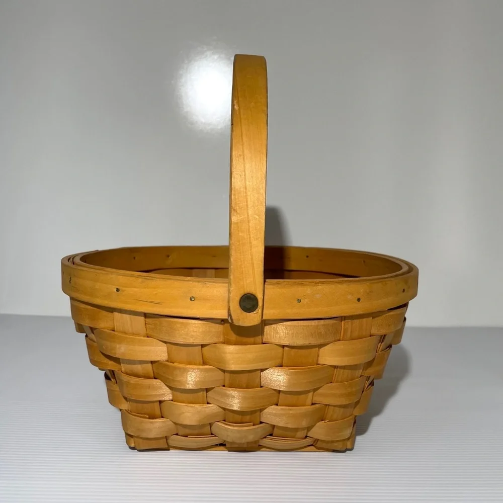 Basket Hand Woven Basket Handcrafted Basket French Countryside Farmhouse Cottage